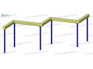 Wooden balance beam zigzag wp1104