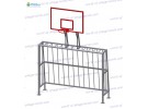 Ворота мини-футбольные с баскетбольным щитом (без сеток) wp1403