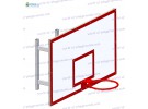 Basketball stand with a basketball goal, hinged wp1408